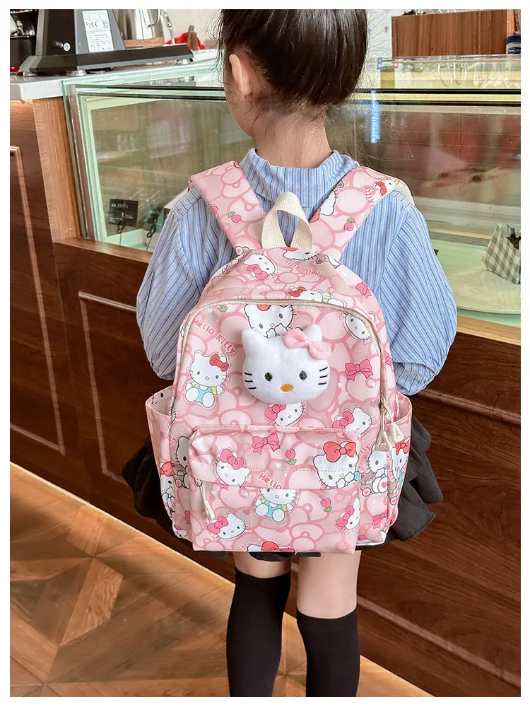 New Children&prime;s School Backpack Cute Cartoon Load Reduction Kindergarten Backpack