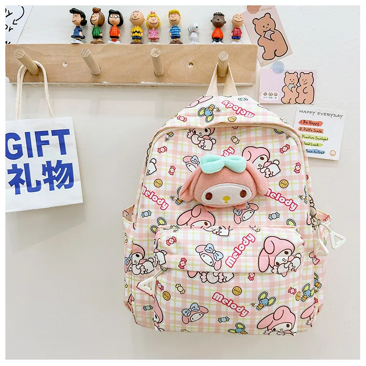 New Children&prime;s School Backpack Cute Cartoon Load Reduction Kindergarten Backpack