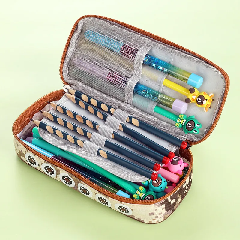 Tank Camouflage Pencil Case Elementary School Stationery Box