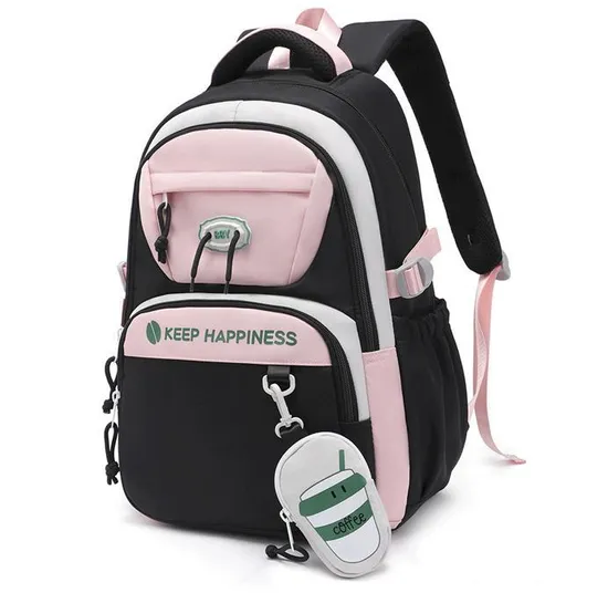 New Large Capacity Junior High School Backpack for College Students Waterproof Backpack