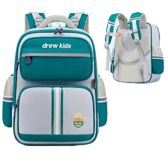 New Boys and Girls School Primary School Student Backpack Embroidered Large Capacity Backpack