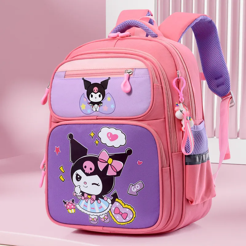 Kulomi Elementary School Student&prime;s New Cartoon Backpack with Large Capacity Anti Splashing Lightweight Backpack