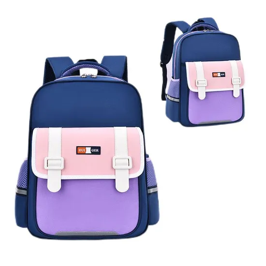 New Backpack Waterproof Load-Reducing Wear-Resistant Lightweight Backpack for Children′s Spine Protection Backpack