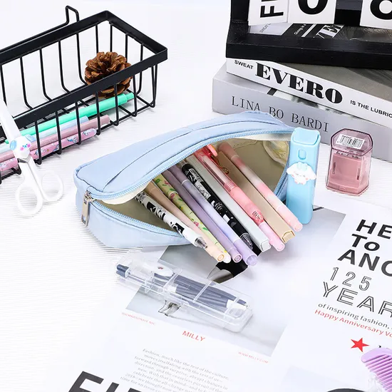 New Large Capacity Pen Bag Stationery Box Primary School Student Stationery Bag