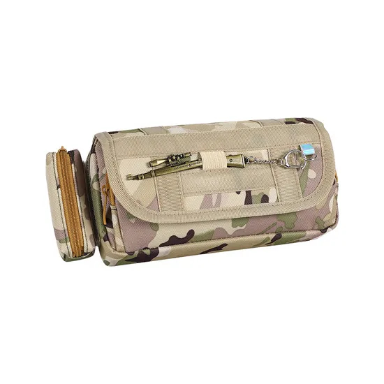 Camouflage Pencil Case Multifunctional Stationery Bag for Primary and Secondary School Students Pencil Pouch