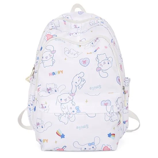 2024 New Cartoon Lightweight Women′s Large Capacity School Bag Nylon Backpack