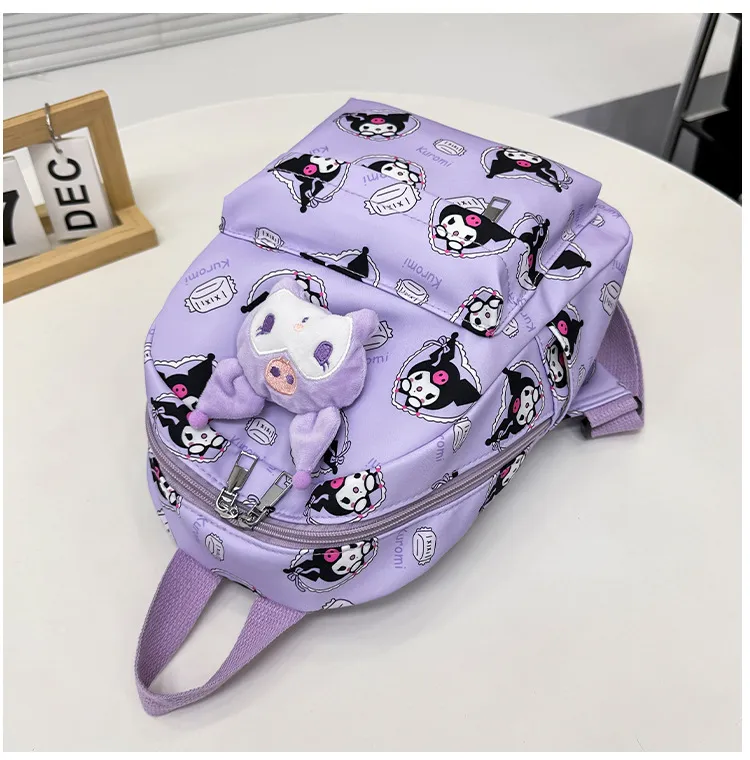 New Children&prime;s Cartoon Exquisite Doll Backpack with Large Capacity Children&prime;s Backpack