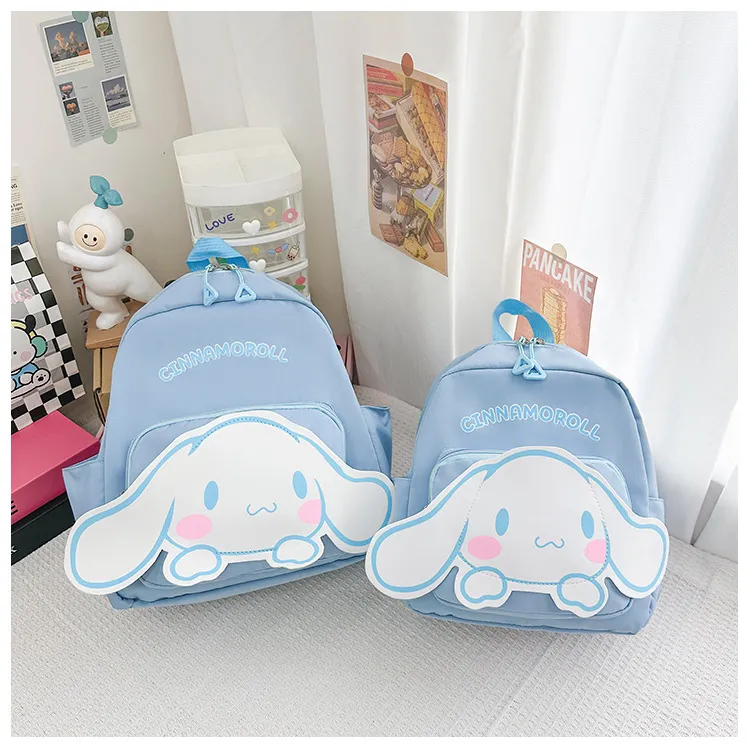 New Children&prime;s Backpack Cute Cartoon Doll Boys and Girls Book Bag Lightweight and Large Capacity Backpack