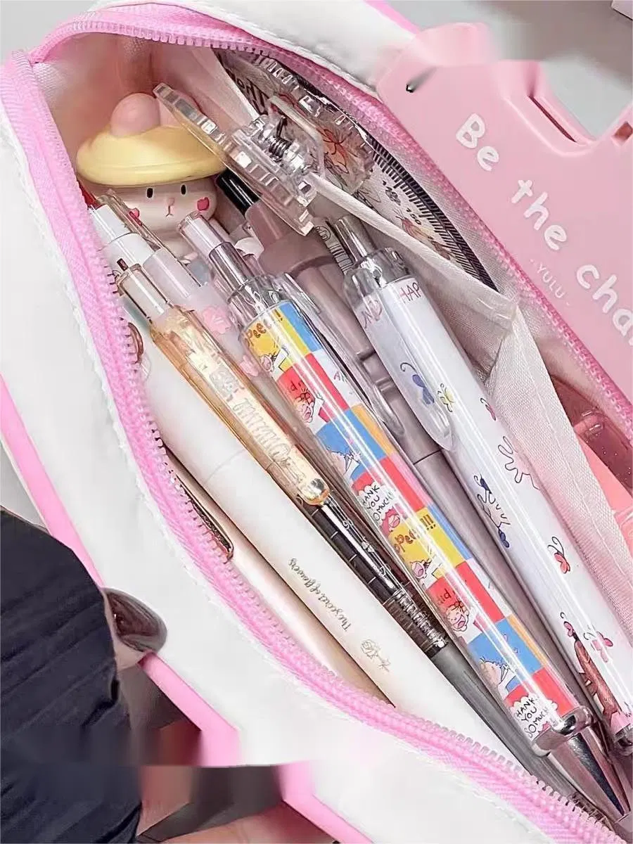 Cute Cartoon Pencil Case Student Stationery Bag Large Capacity Pencil Case
