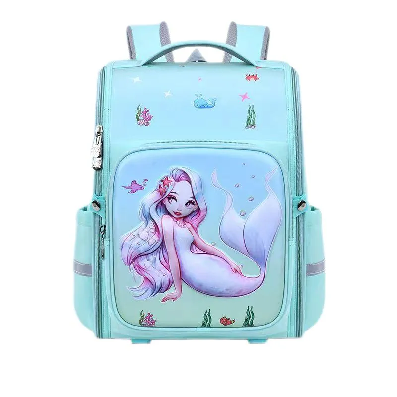 New Primary School Anime Cartoon Cute Spine Protection Backpack for Primary School Students