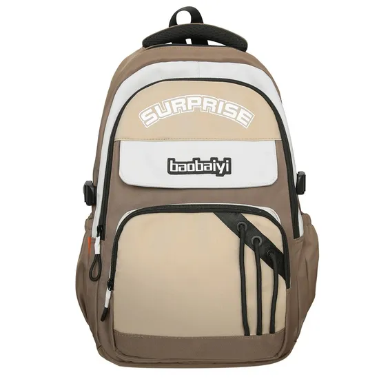Large Capacity Travel Backpack Multifunctional Campus Backpack for Male and Female Students in Middle and High Schools