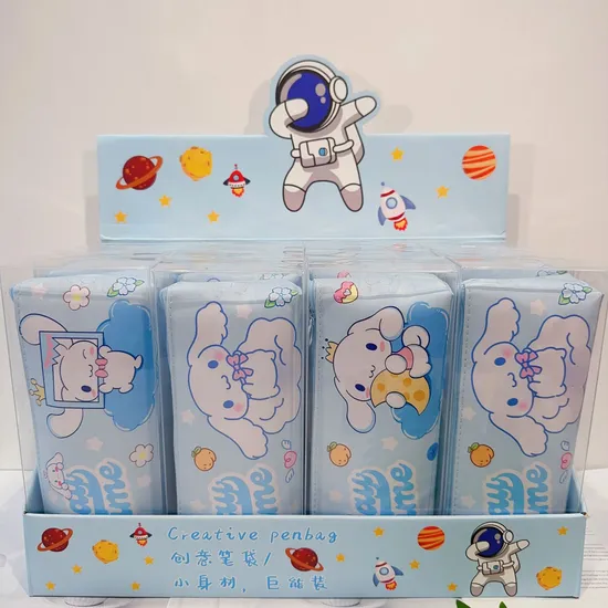 New Cartoon Large Capacity Pen Bag Cute Stationery Bag Storage Bag