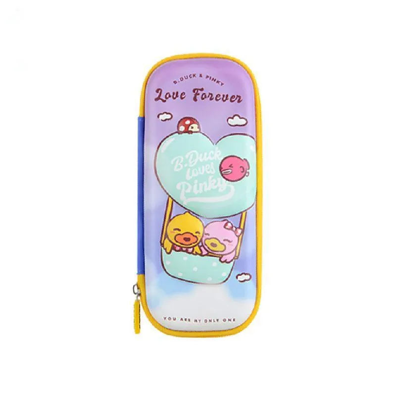 Little Yellow Duck Stationery Box Children&prime;s Little Duck Pen Bag Student Pen Pencil Pouch