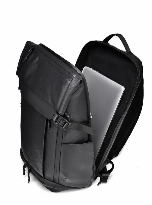 Waterproof Luxury Leisure Travel University School Notebook Synthetic Leather Laptop Backpacks