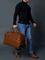 Duffel Bags for Men and Women Full Grain Leather for Travelling Carry Overnight Weekend Bags