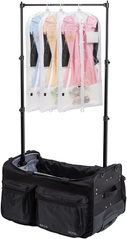 Customized Durable Trolley Garment Storage Travel Carry-on Gymnastic Competition Dance Garment Duffel Bag