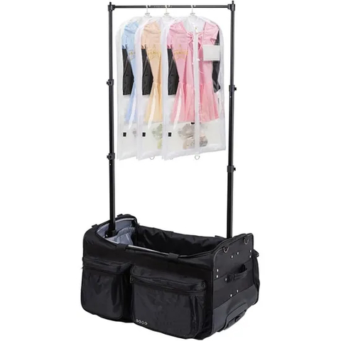 Customized Durable Trolley Garment Storage Travel Carry-on Gymnastic Competition Dance Garment Duffel Bag
