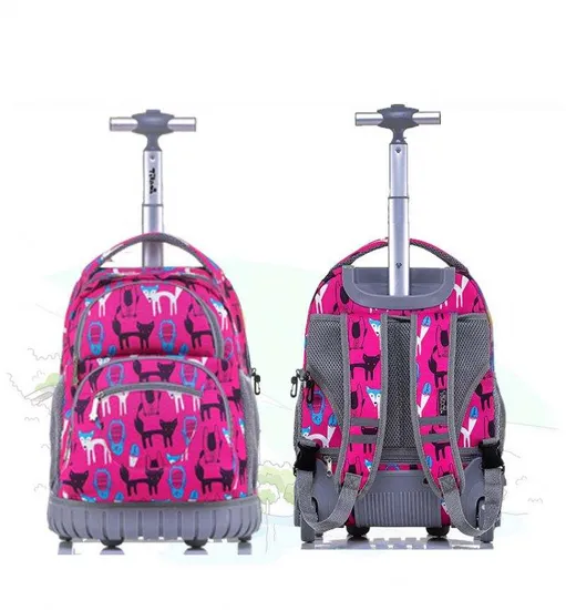 Kids Rolling Backpacks Luggage Trolley School Bags