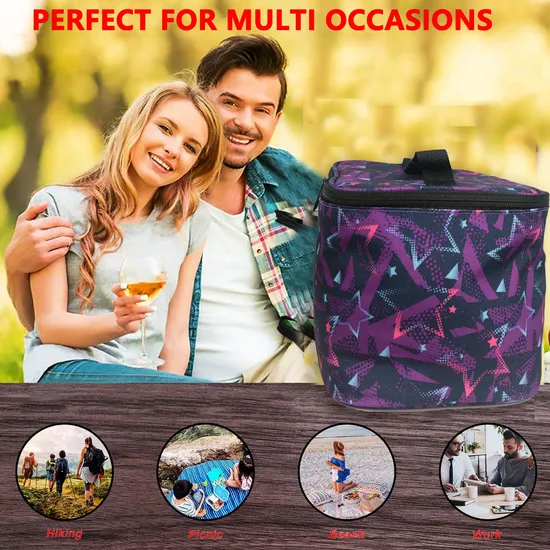 Children School Bags and Lunch Box 600d Polyester Lunch Box Carry Bag Portable Insulated Thermal Lunch Box Bag
