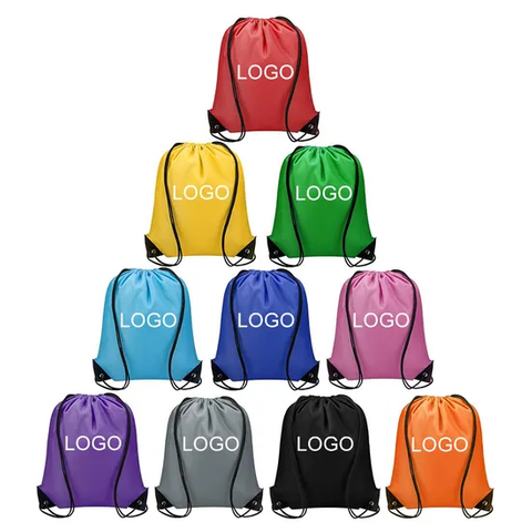 Drawstring Bags Bulk String Backpack Draw String Pack Cinch Bags