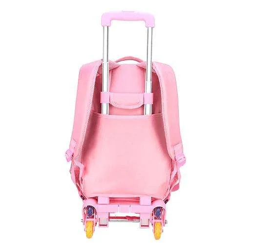 New Design Fashion Print Kids Trolley Backpack Trolley Bag