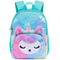 Kindergarten Children′s Plush 3D Unicorn Anti-Lost Small Backpack Girls Sequin School Backpack