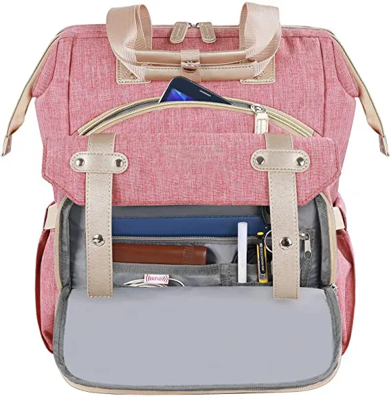 Casual Travel Bookbag Multipurpose Women USB Laptop Work Computer Stylish Purse College Business Backpack