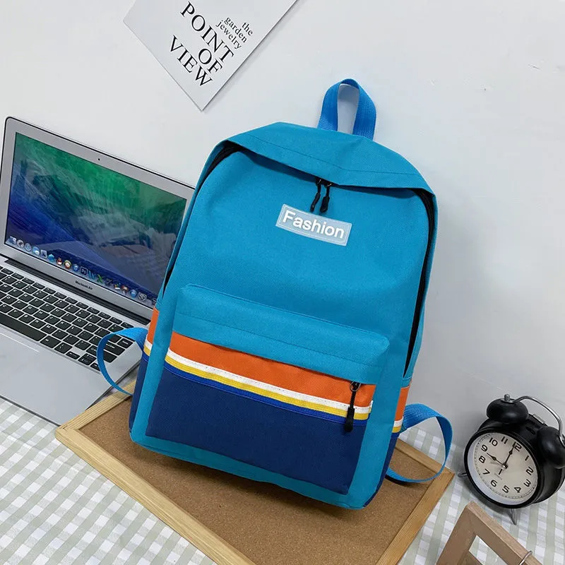 Customized Factory Schoolbag Simple and Versatile Campus Casual Backpack