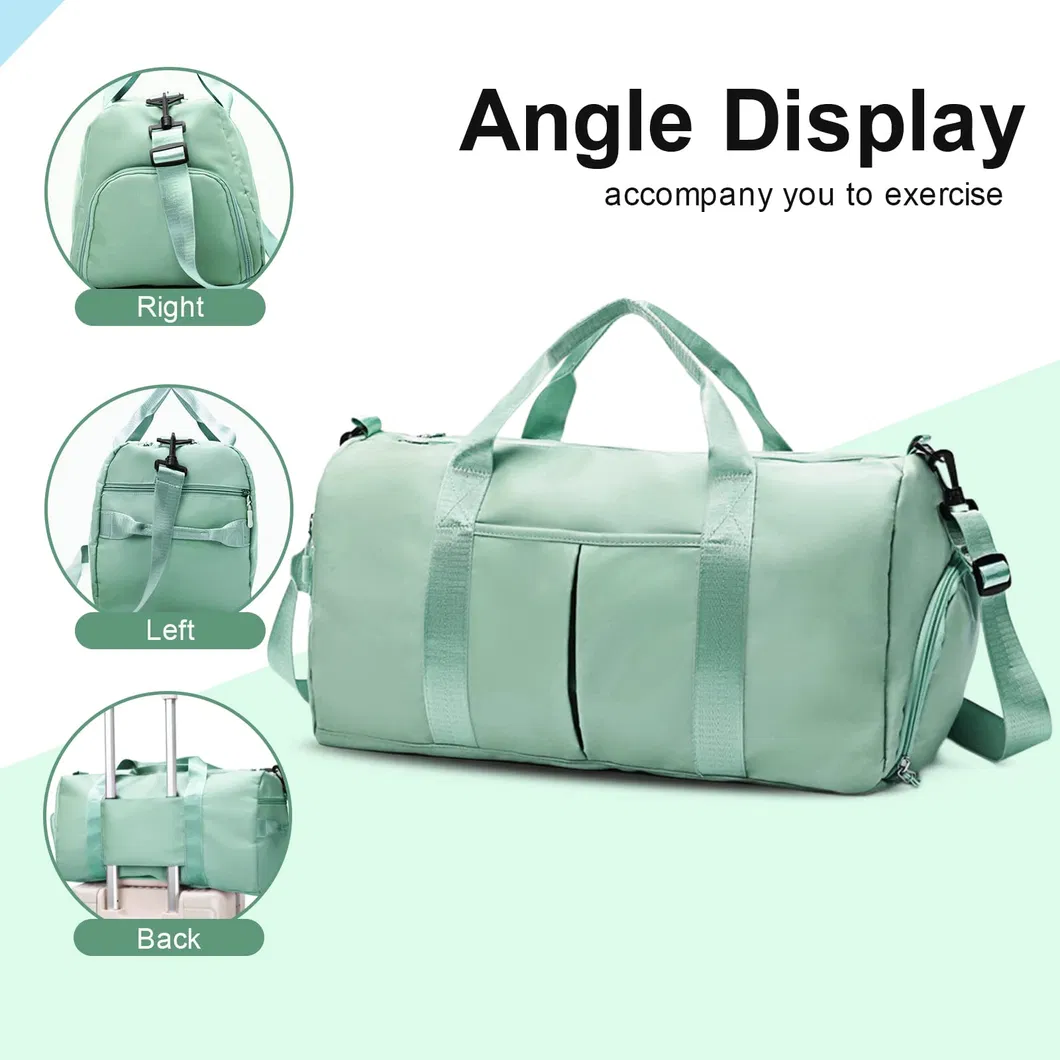 Outdoor Sports Unisex Beauty Luggage Waterproof Large Capacity Duffel Bag with Shoe Compartment Custom Gym Bag