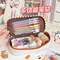 Cartoon Kawaii Bear School Stationery Bag Big Canvas Cute Pencil Case for Kids