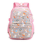 Simggle Backpack Primary Secondary Students Waterproof School Bag Cute Cartoon Printed Backpacks for Girls