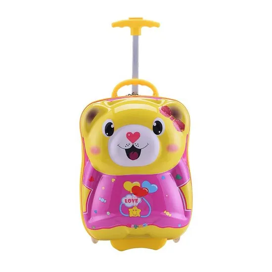 Wholesale 3D Children′s Cartoon Trolley Luggage Bag Baby Suitcase