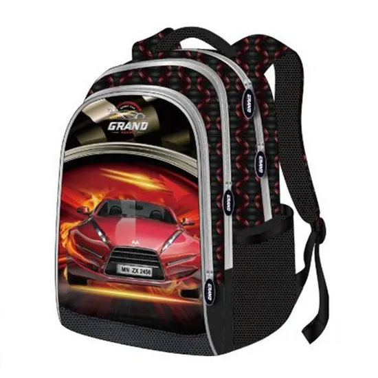 Fashion Trolley Big Wheel Supercar Kids Rolling Backpack with Wheels