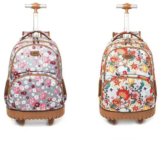 Custom Kids Travel Children Luggage Rolling Case Travel Bag Trolley School Bag Price with Wheels for Kids