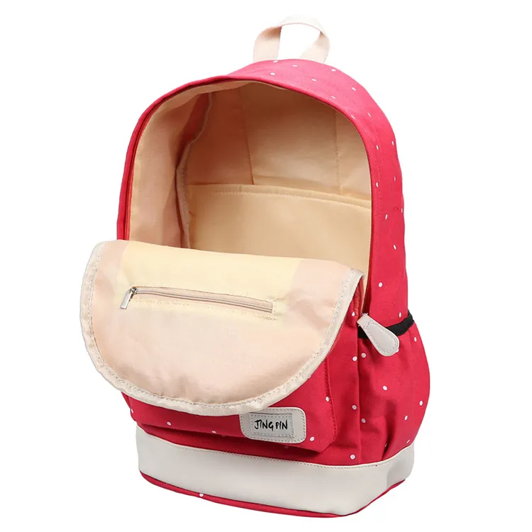 New Design Durable Canvas Wholesale Cheap Soft Kids School Bag Set
