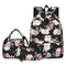 Factory 3 PCS Casual Backpack Insulation Bag Cross-Border New Fashion Floral Minimalist Backpack,