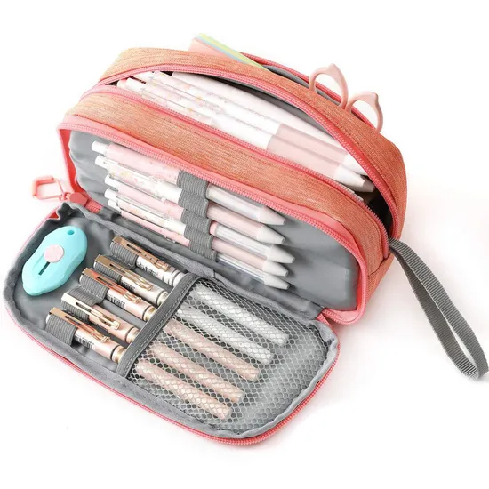 Waterproof Unisex Stationery Supplies Pencil Pouch High School Student Pencil Bag