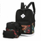 New Simple Large Capacity Backpack Business Leisure Computer Package Outdoor Travel Three-Piece Backpack