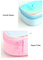 Hologram Colorful Transparent Pen Bag Zipper Cosmetic Makeup Pouch Bright Laser Clear Pencil Case