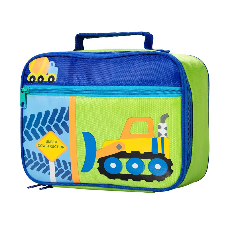 New Children&prime;s Oxford Cloth Cartoon Customizable Lunch Bag Carry Handle for Easy Portability Cooler Bag