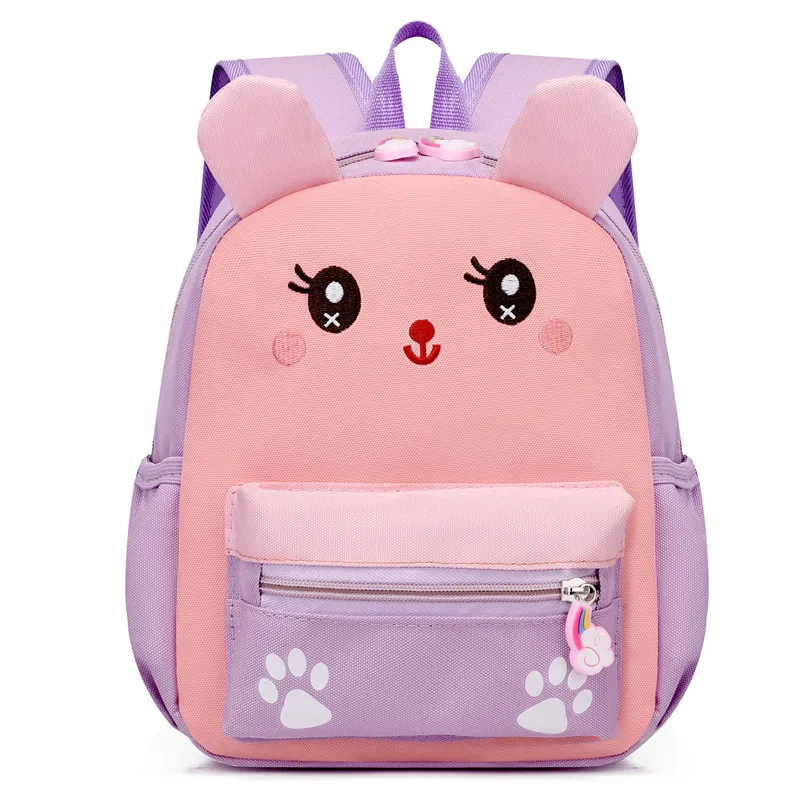 Factory Direct Sale Children Animal Schoolbag Light Custom Kids Backpack Kindergarten Kids School Bag for Boys and Girls