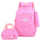 Child Waterproof Backpack Girls Bag New Kids Schoolbag Set