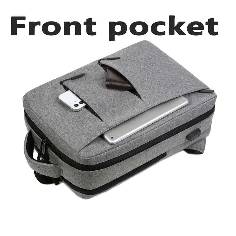 Backpack Laptop Bag Market Polyester Travel Business Bookbag Anti Theft Backpack with USB Charger Port