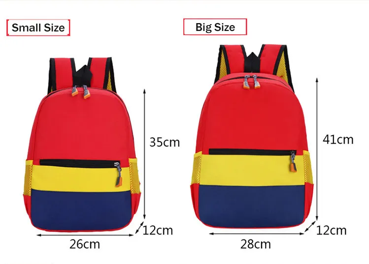 Primary School Bags Daily Used Customized Logo Printing Children Backpacks for Girls and Boys