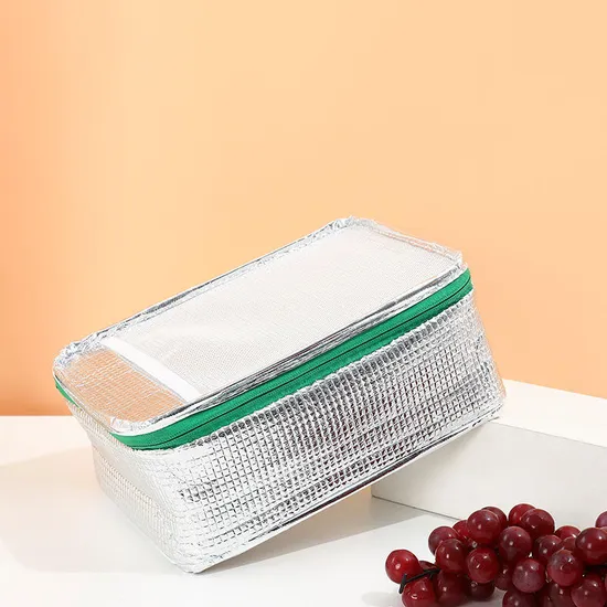 New Product Tie Dye Style Oxford Lunch Bag with Handle Aluminum Foil Thickened Insulation Bag Cooler Bag