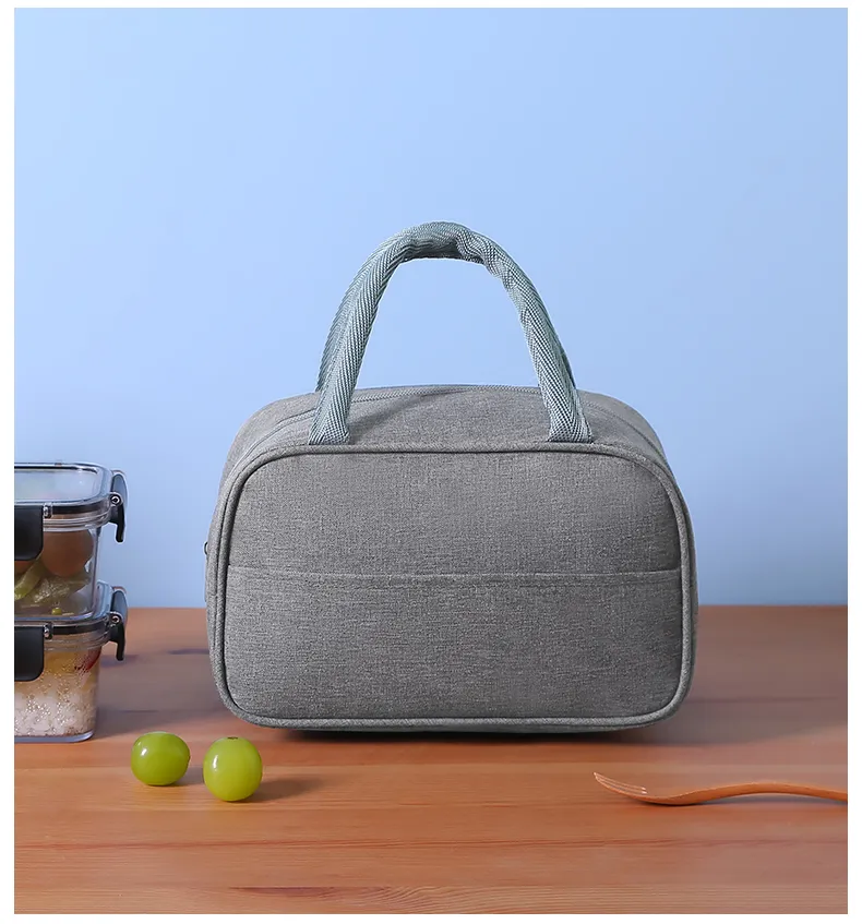 New Design Print Logo Sustainable Kids Student Office Beach Small Insulated Sublimation Cooler Lunch Bag