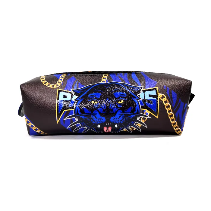 High Quality Leather Animal School Bag Custom Printing 3D Panther Cartoon School Bag for Boys