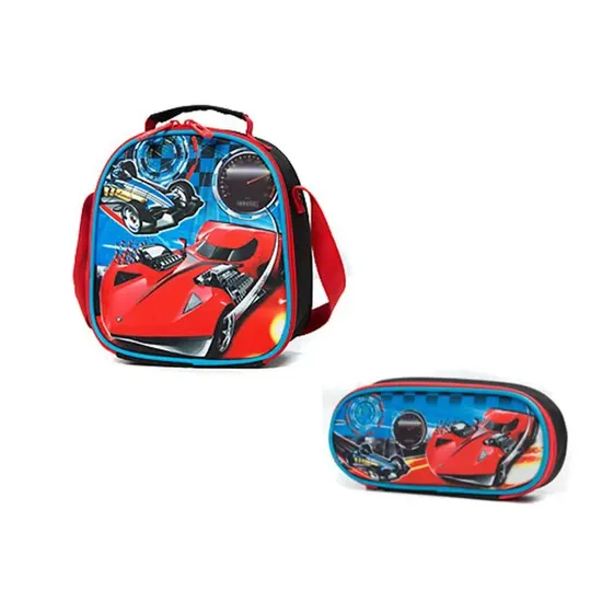 Easy-to-Carrying School Backpack with Single Puller Rod Boy′s 3PCS Trolley Backpack