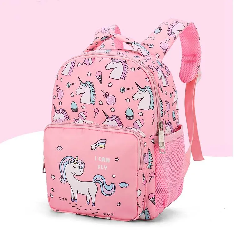 New Cartoon Cute Unicorn Backpack Children Bag Kindergarten Bag Students Backpack