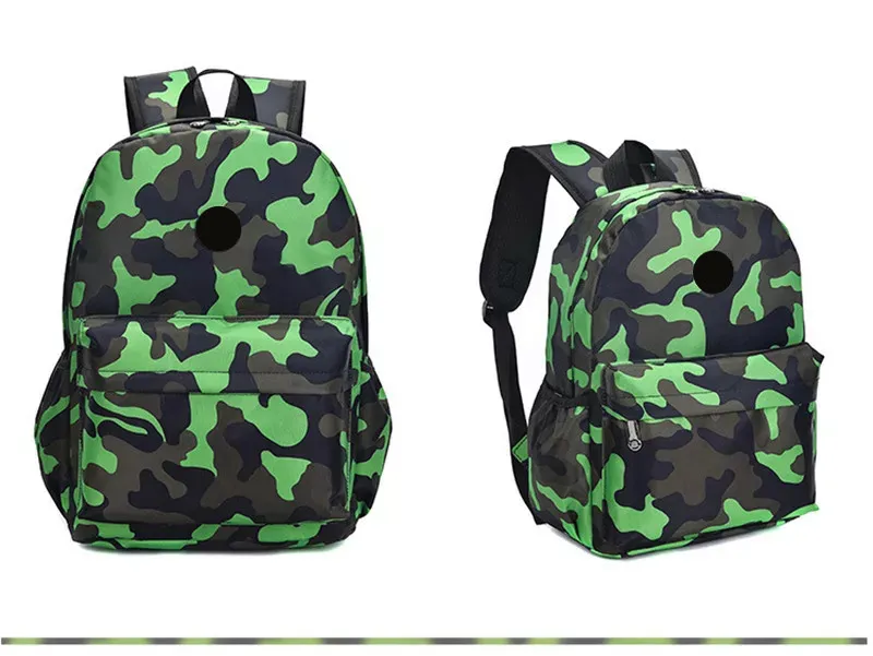 Camouflage All Over Print Backpacks School Bags Students Cute Printing Oxford Rucksack Mochilas Infantiles Bagpack